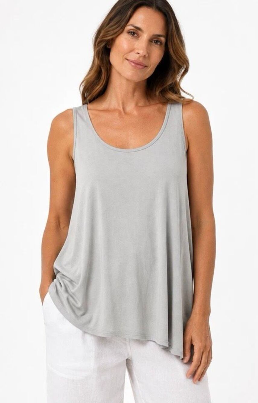 ✨Eileen Fisher Hemp Organic Cotton Grey Sz 3X Tank✨